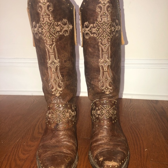 Old Gringo Leather Boots Size 8B - Picture 4 of 7